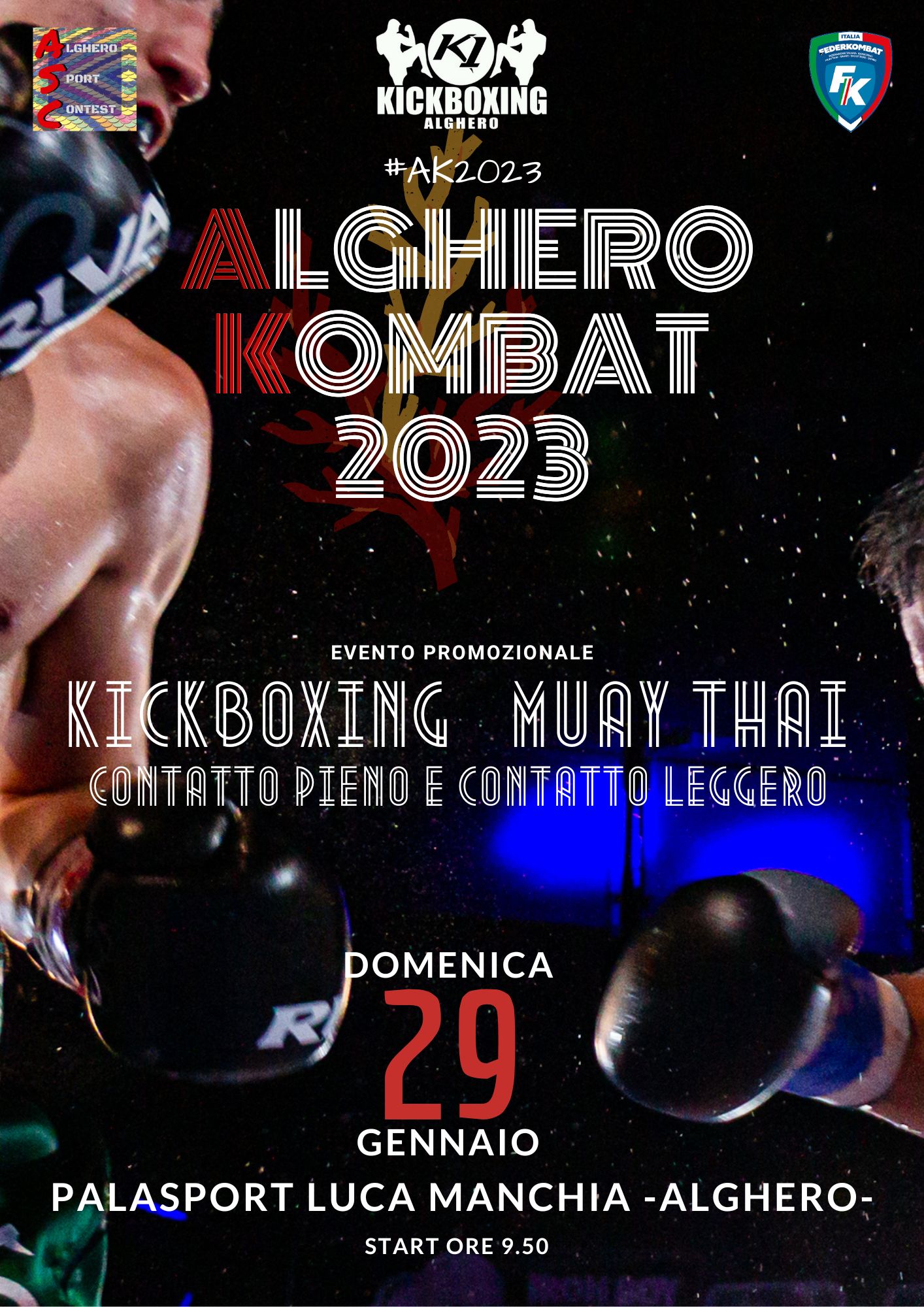 Alghero Kombat 2023 senza patrocini istituzionali