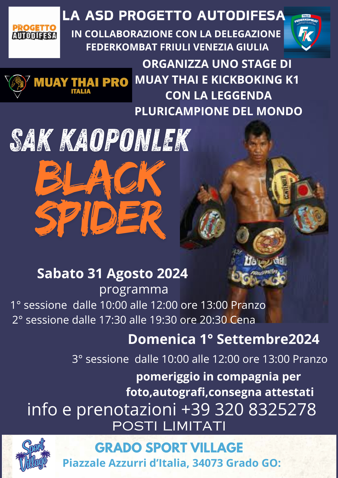 LA ASD PROGETTO AUTODIFESA ORGANIZZA UNO STAGE DI MUAY THAI 2