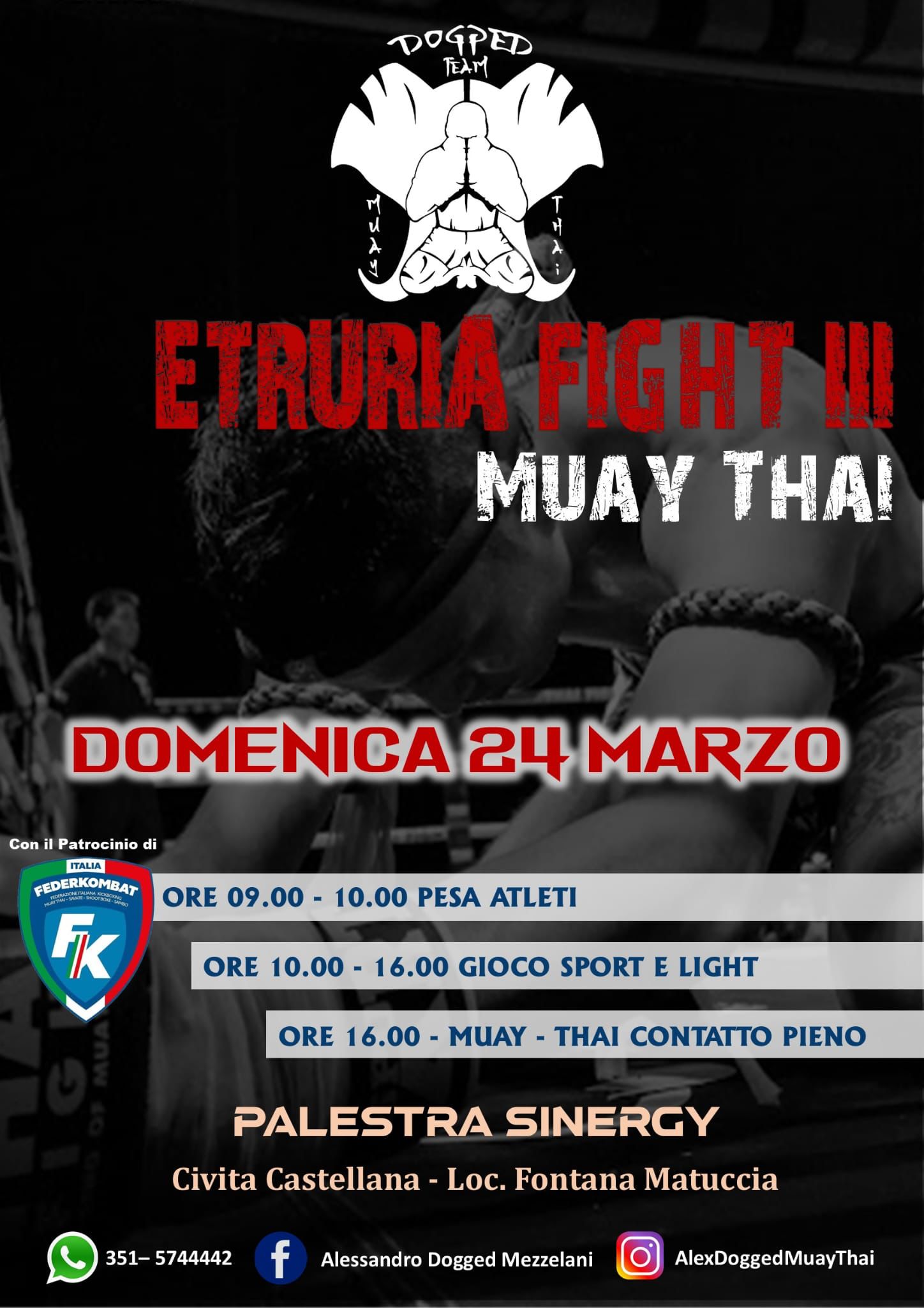LOCANDINA ETRURIA FIGHT III