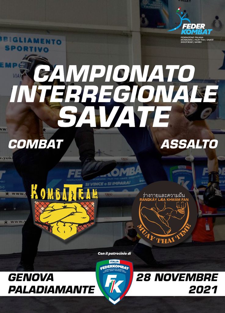 LOCANDINA INTERREGIONALE SAVATE 2021