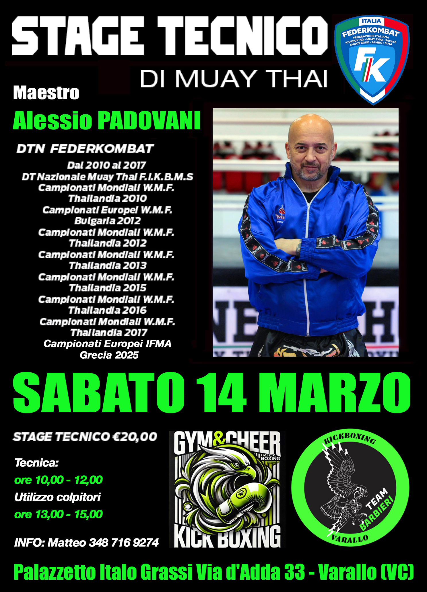 LOCANDINA KICKBOXING 1