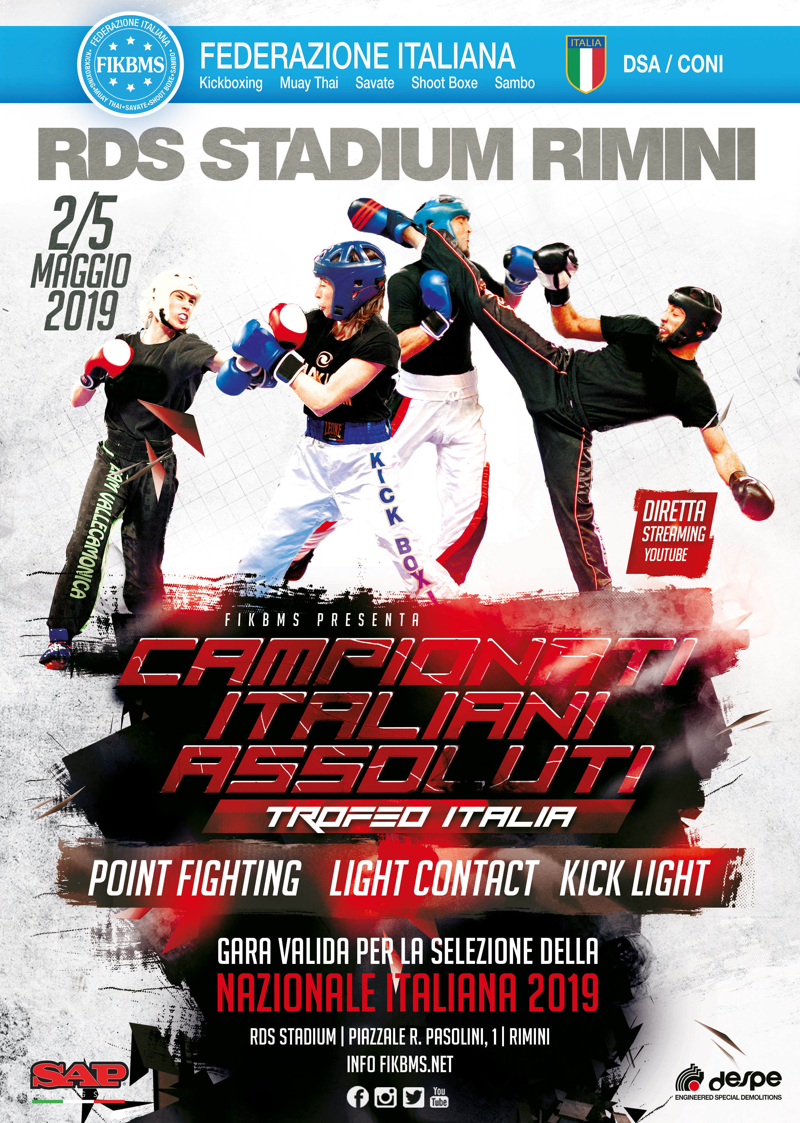 LOCANDINA italiani TATAMI RIMINI 2019