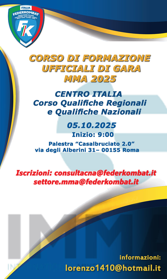 Locandina Corso UDG mma 2025 3