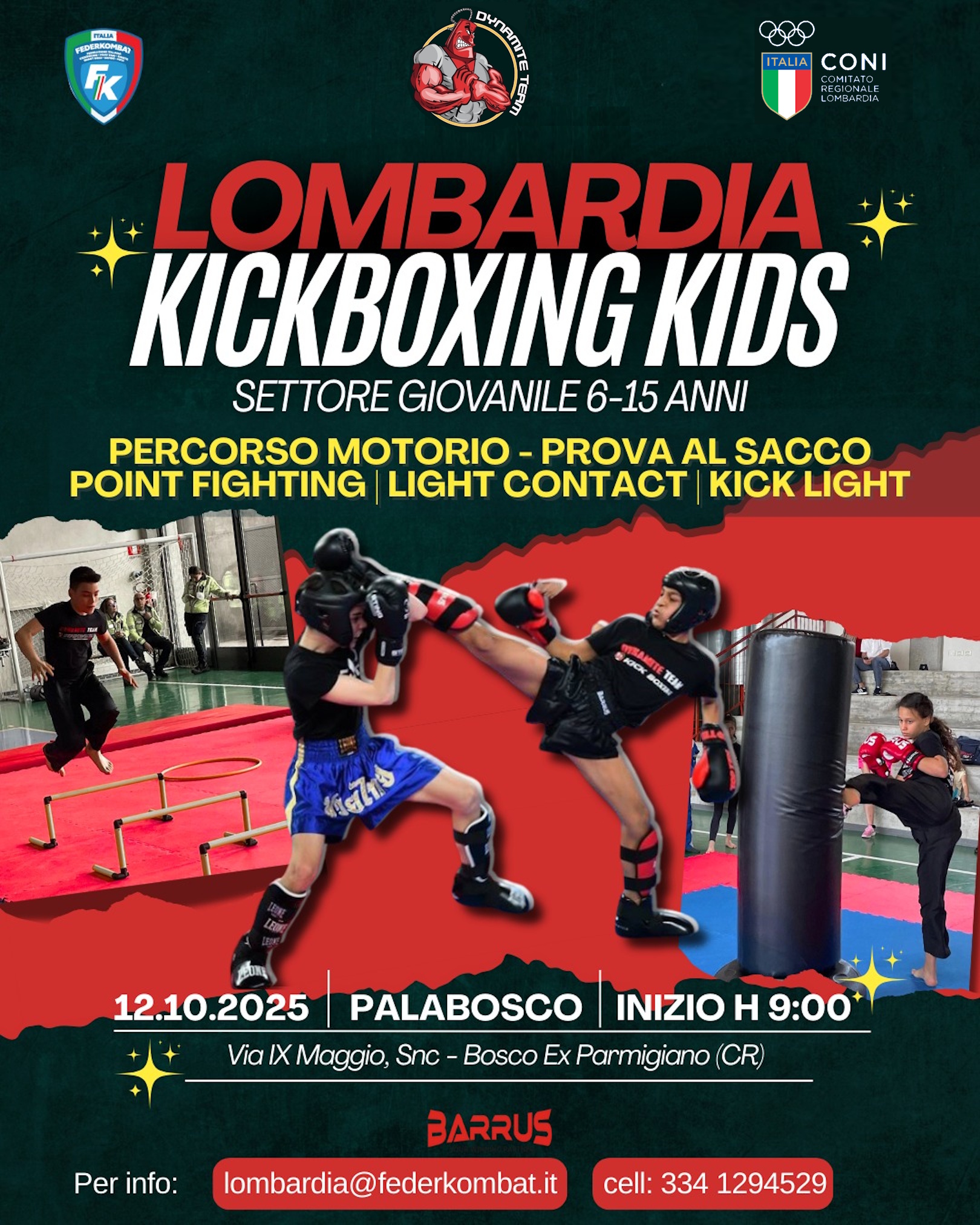 Locandina Kickboxing kids