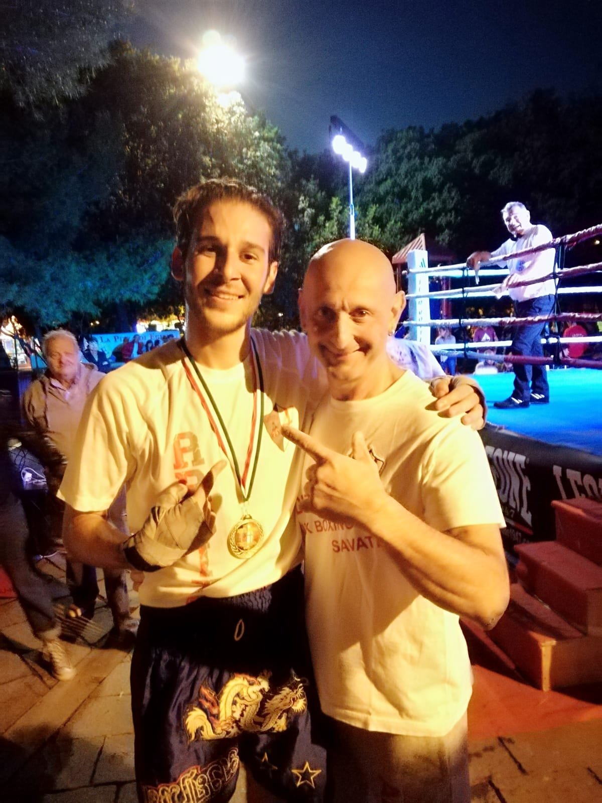 Nicola Picasso con coach Cilia