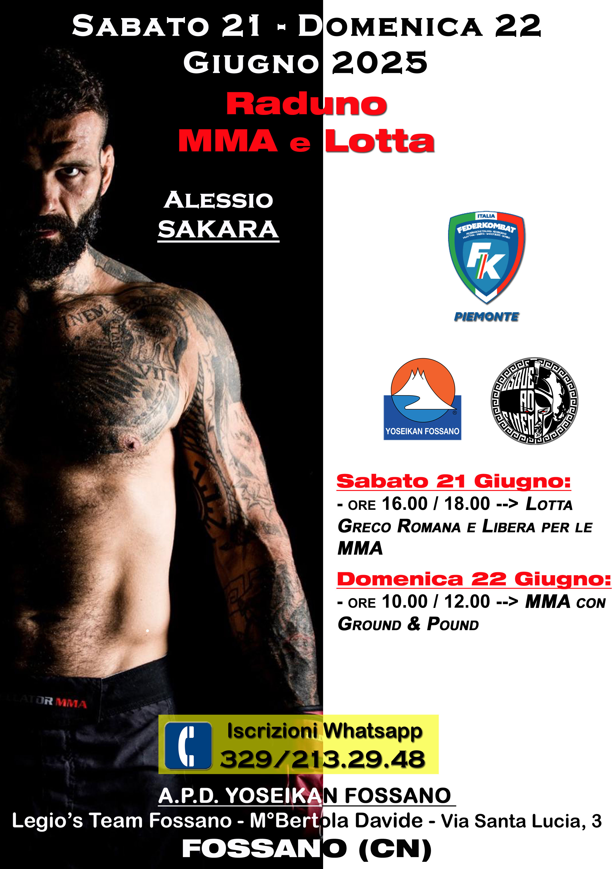 Raduno MMA con Alessio SAKA