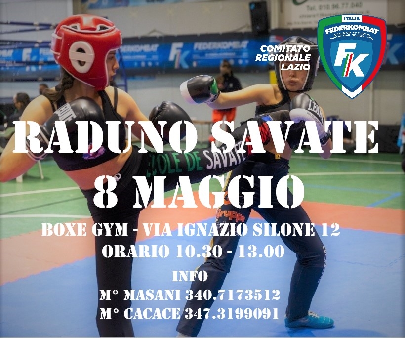 SAVATE 8 MAGGIO