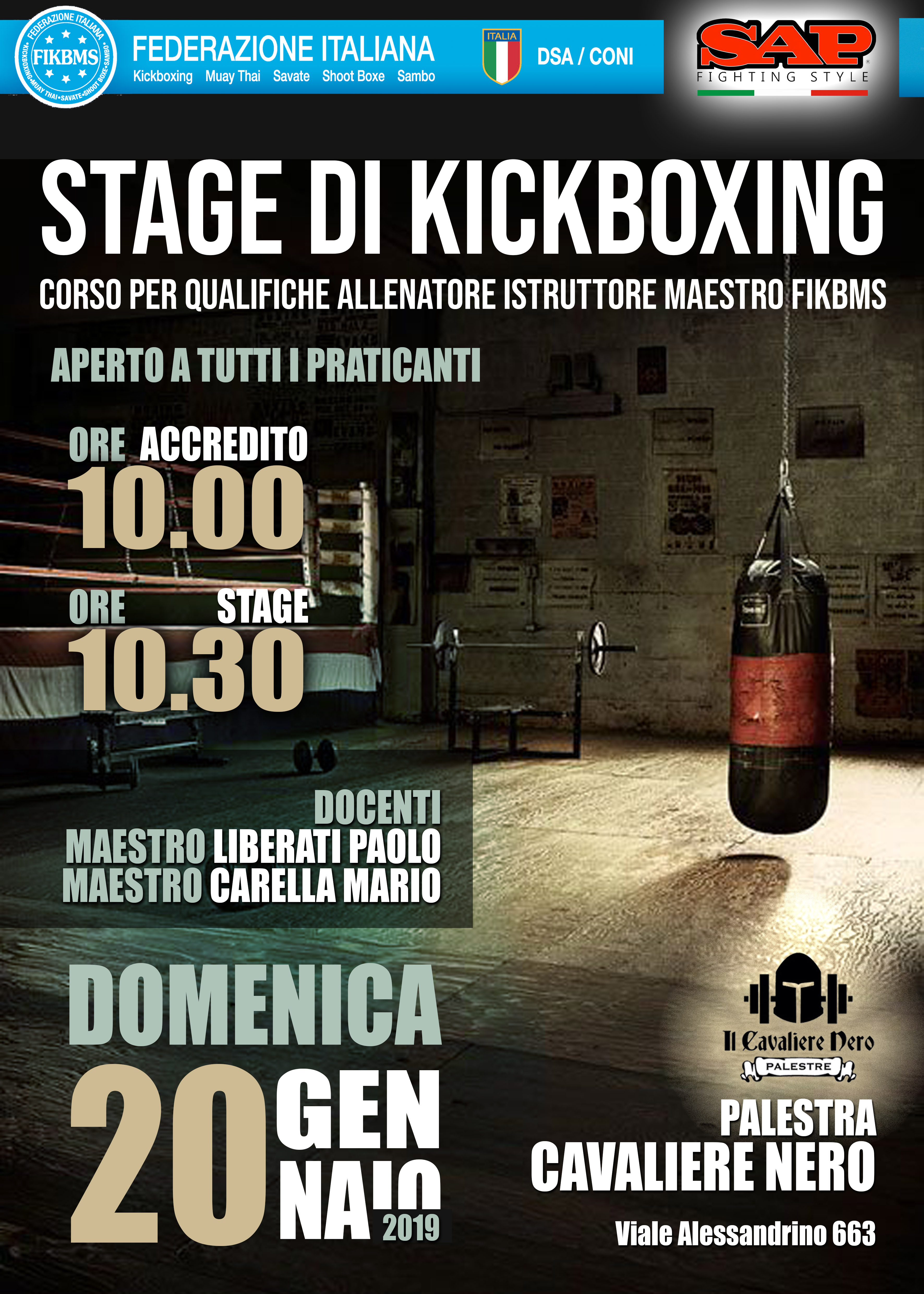 Stage KickBoxing 2019