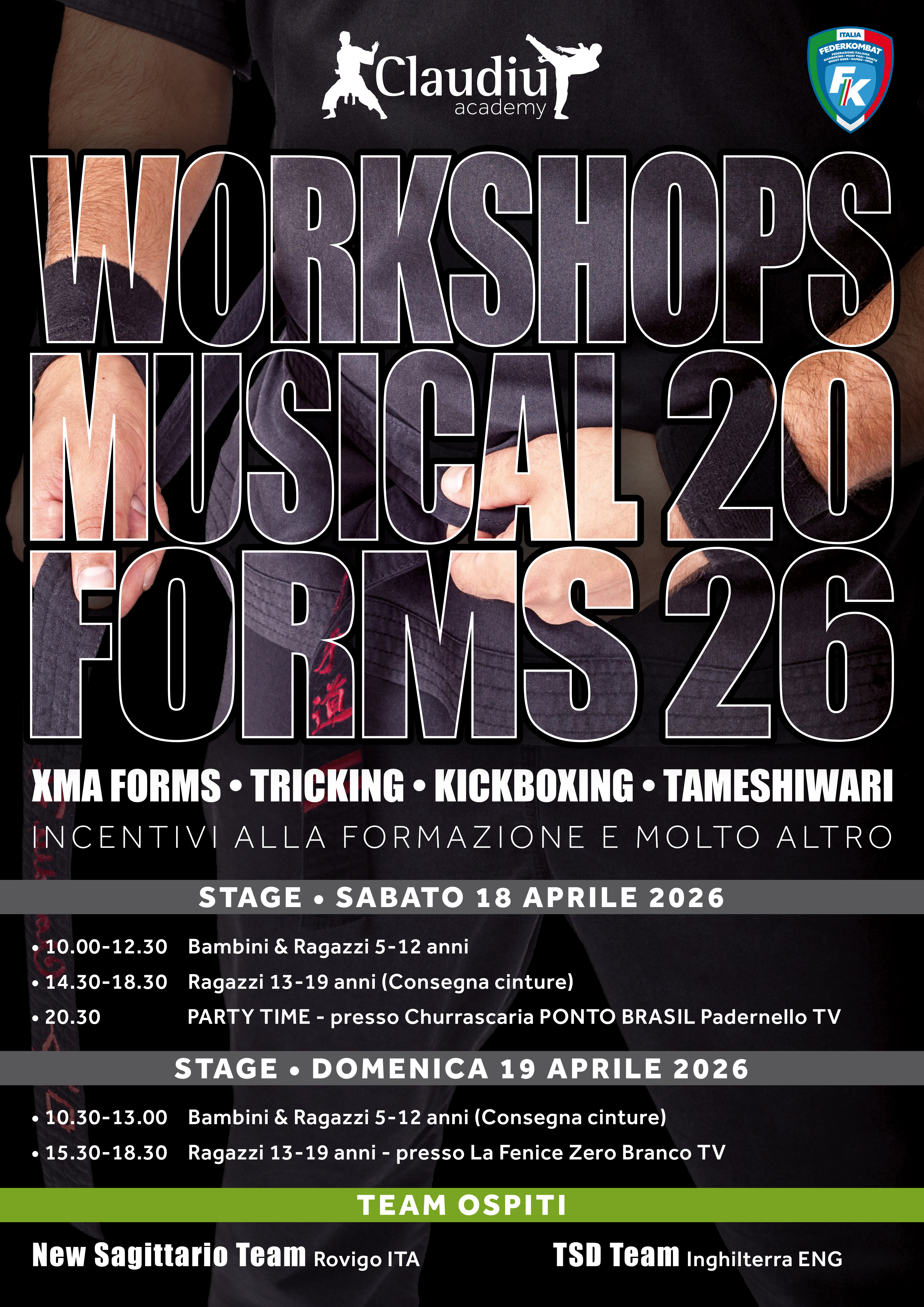 WORKSHOPS MUSICAL FORMS 18 19 Aprile 2026 1