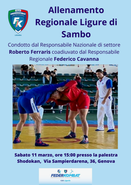 allenamento regionale sambo