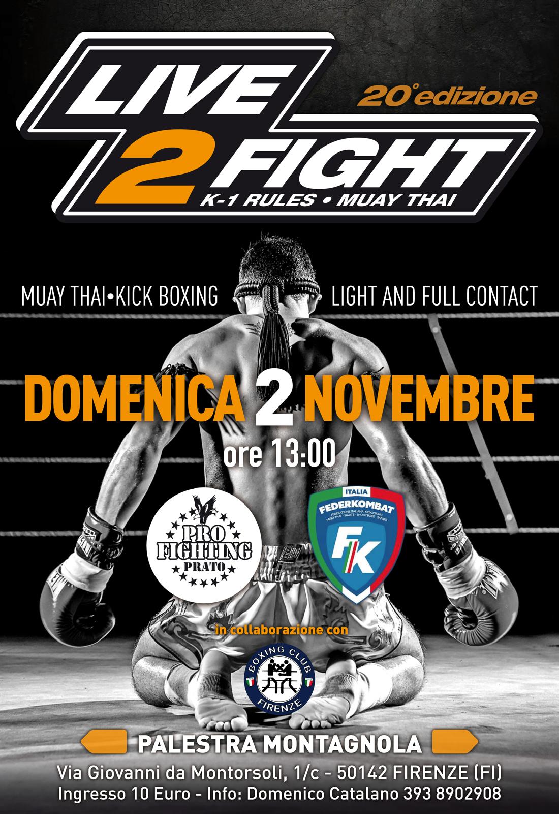 locandina live 2 fight 20